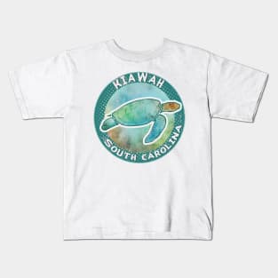 Kiawah Island South Carolina Sea Turtle Kids T-Shirt